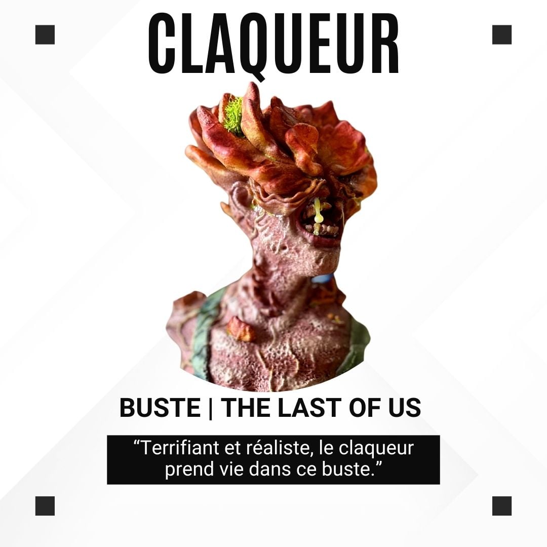 Buste Claqueur – The Last of Us sur socle – photo 3