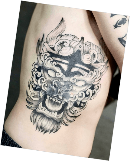 Tatouage réalisé au salon Le Trait Noir
