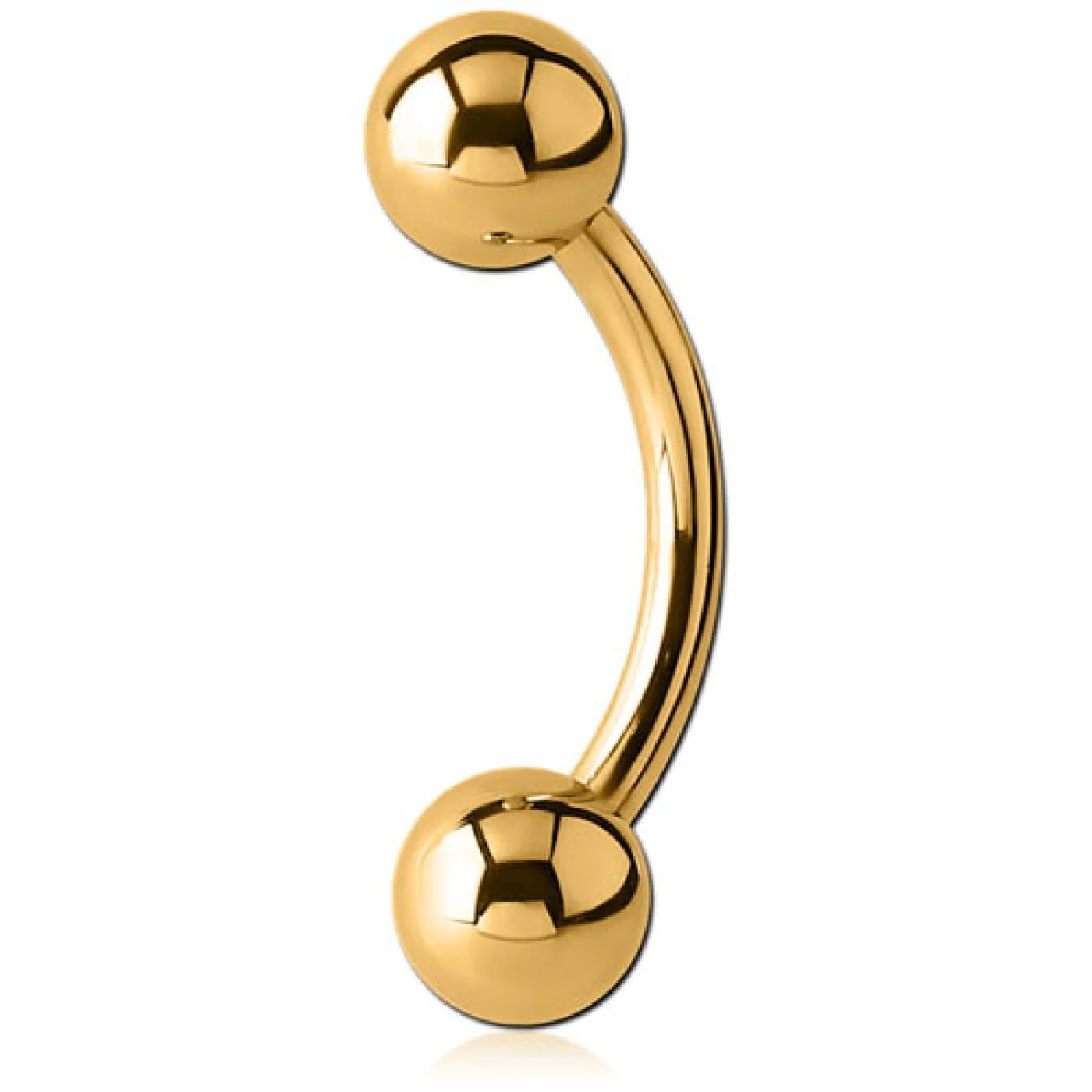 Banane Titane PVD Gold Stérile Boules 3 mm | Itc