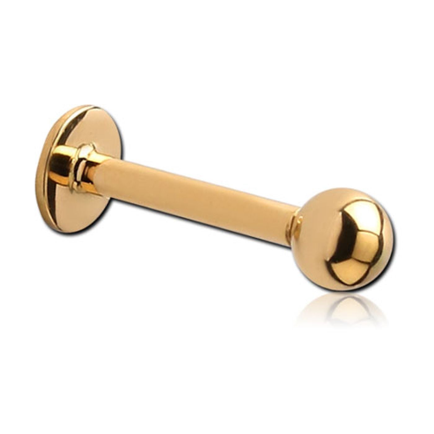 Labret Titane PVD Gold Stérile à Boule 3 mm | Itc