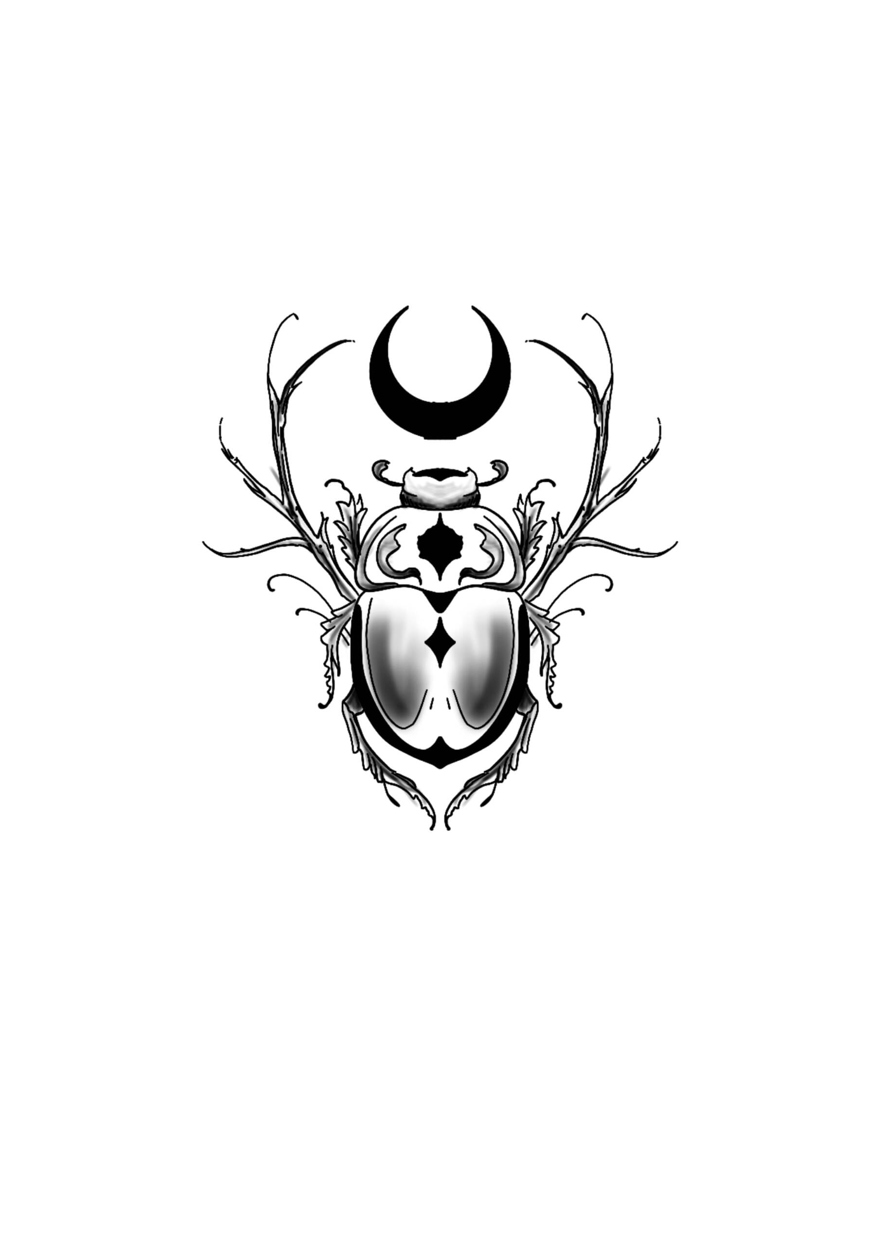 Tatouage flash insectes à Villecresnes – dessin original Le Trait Noir