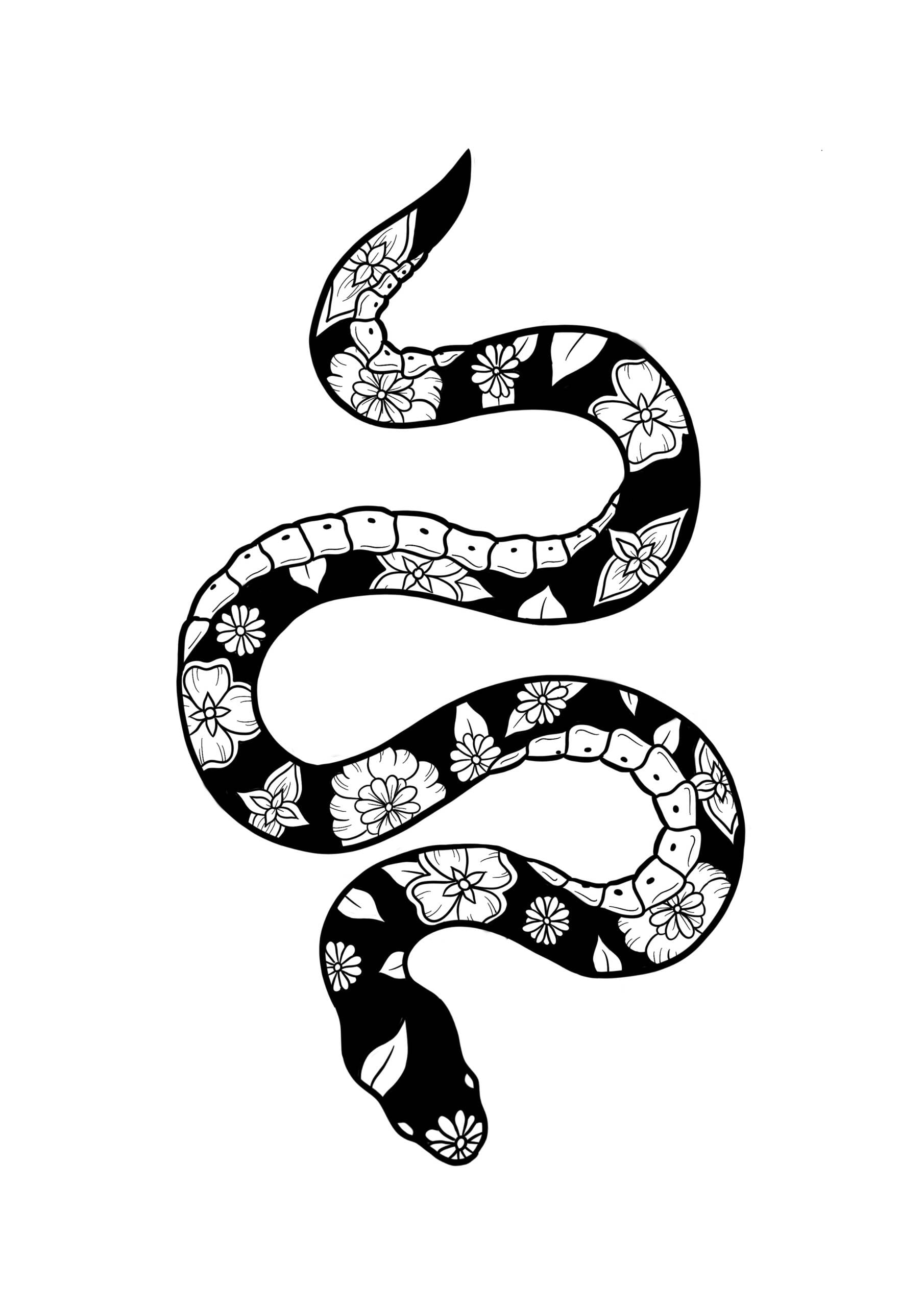 Tatouage flash animaux à Villecresnes – dessin original Le Trait Noir