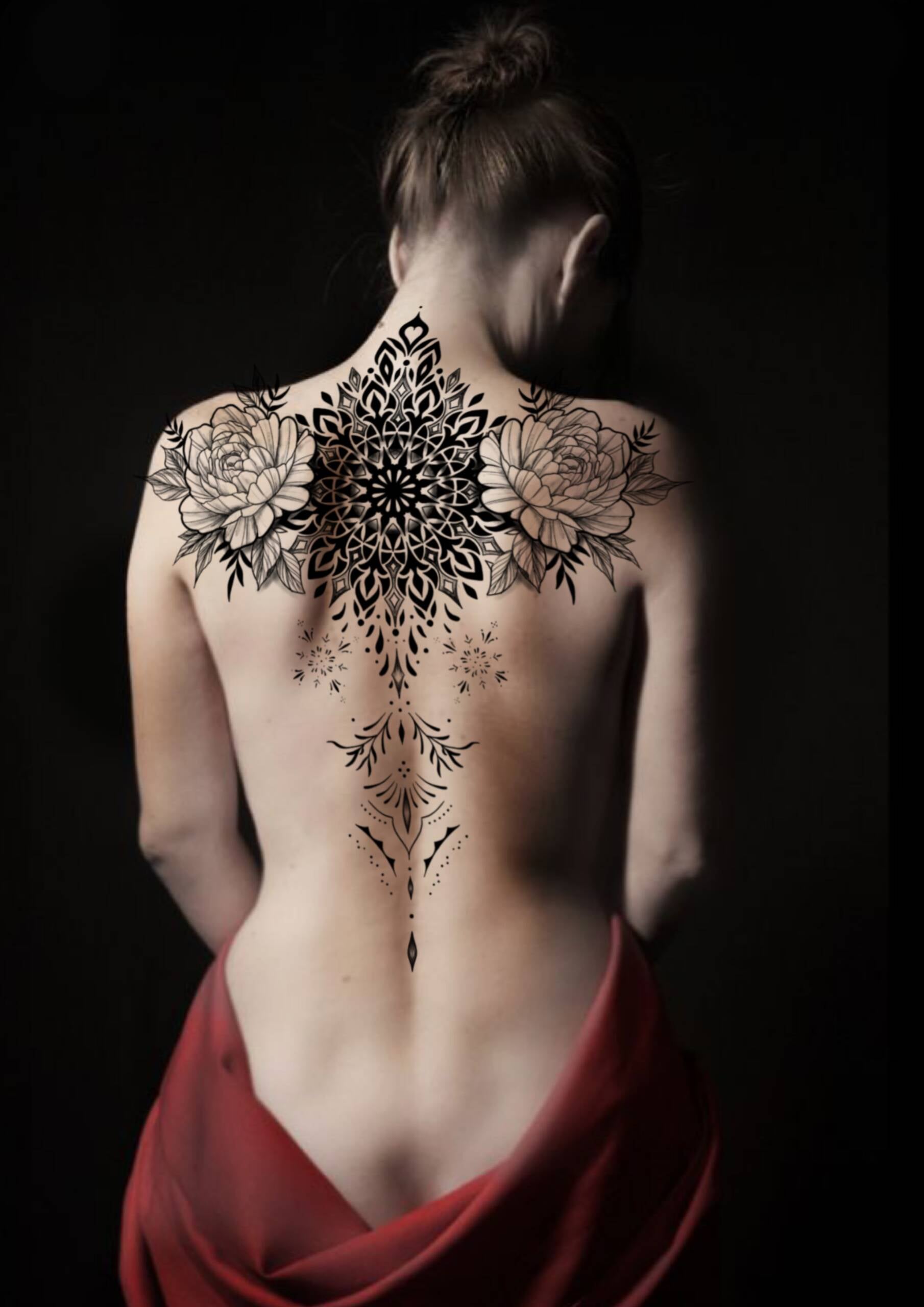 Tatouage flash gros projets disponibles à Villecresnes – dessin original Le Trait Noir