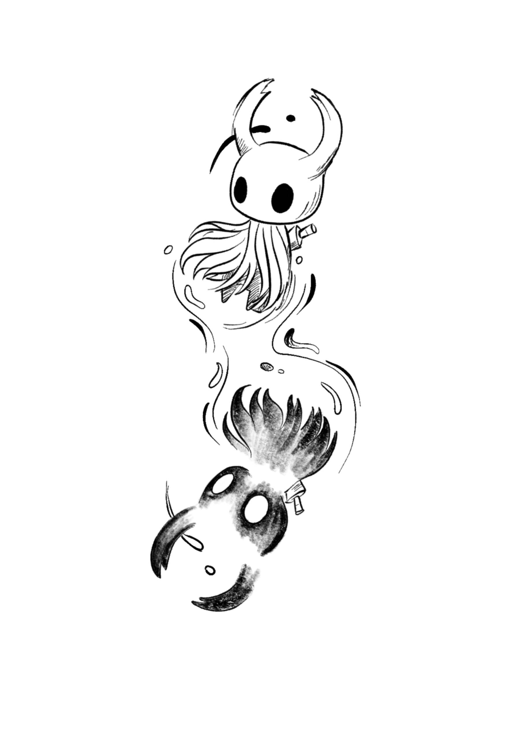Tatouage flash jeux vidéos à Villecresnes – dessin original Le Trait Noir